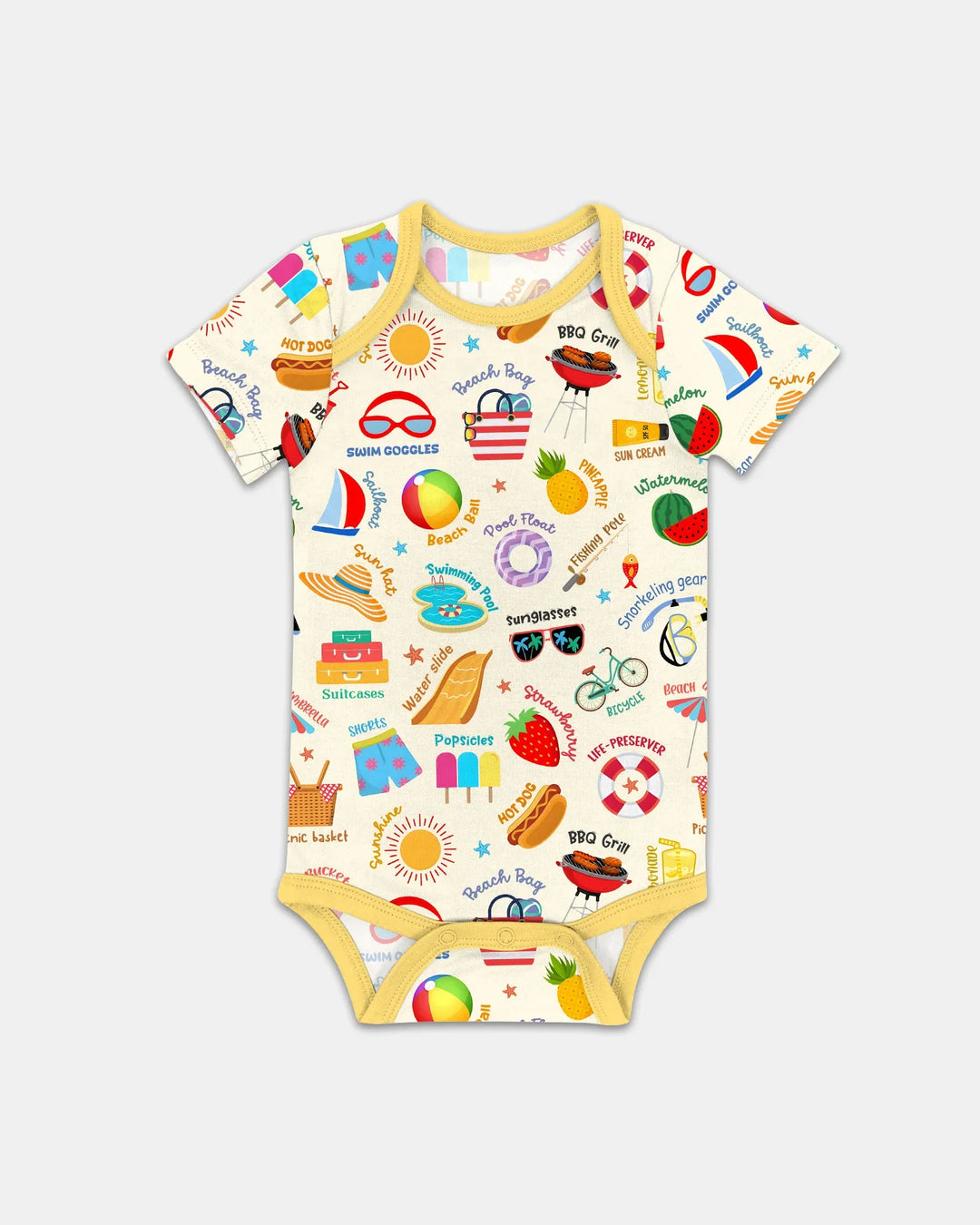 Gerippte Babykleidung mit individuellem Foto - Weich &amp; Skizzenhaft