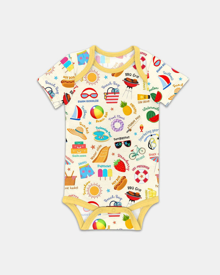 Gerippte Babykleidung mit individuellem Foto - Weich &amp; Skizzenhaft