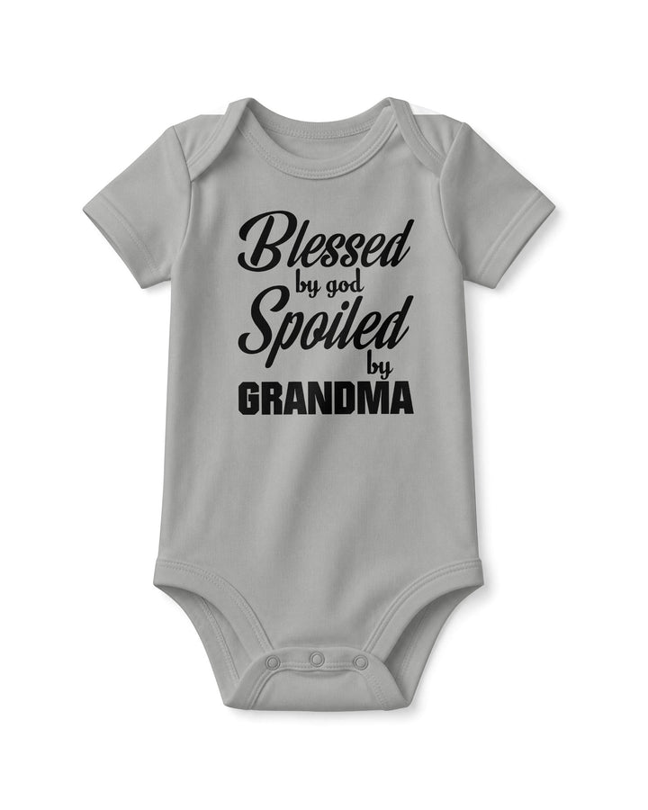 Blessed By God, Spoiled By Grandma Bamboo Bodysuit