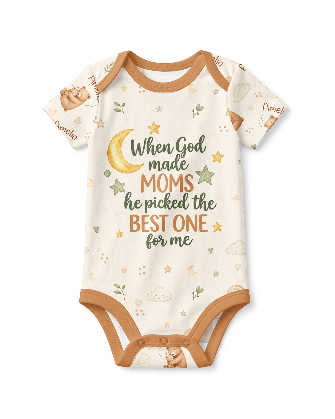 When God Made Moms Bamboo Bodysuit