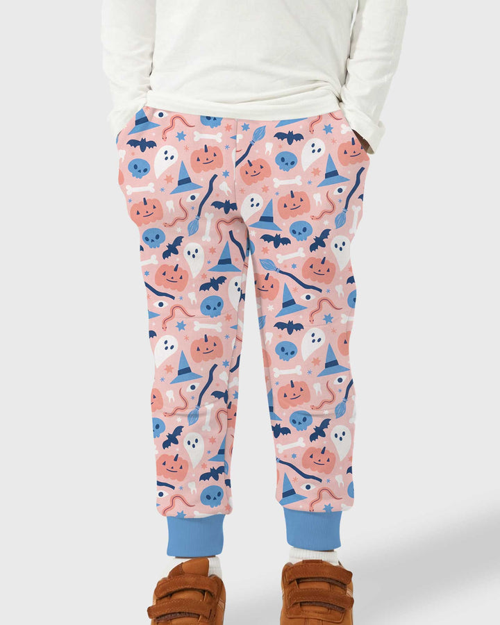 Pastel Pumpkins Skulls And Witch Craft Bamboo Jogger