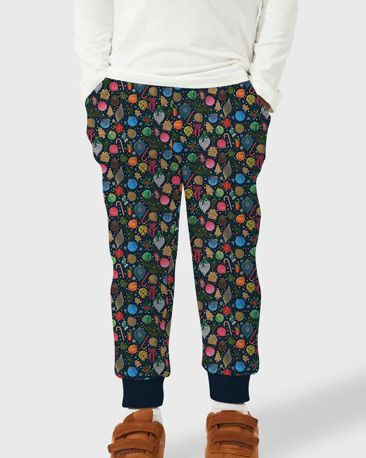 Holiday Ditsy Bamboo Jogger