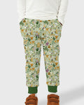 Boho Witchy Celestial Magic Floral Bamboo Jogger