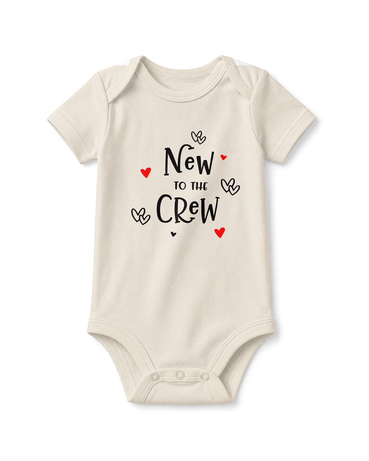 New to the Crew Baby Announcement Bamboo Bodysuit