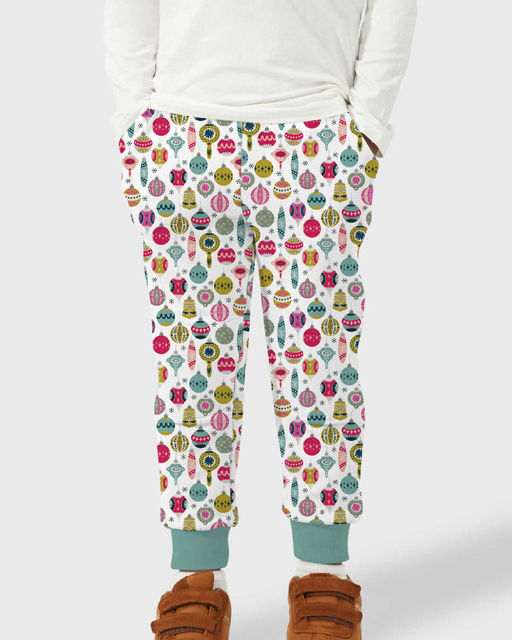 Tiny Christmas Ornaments Bamboo Jogger