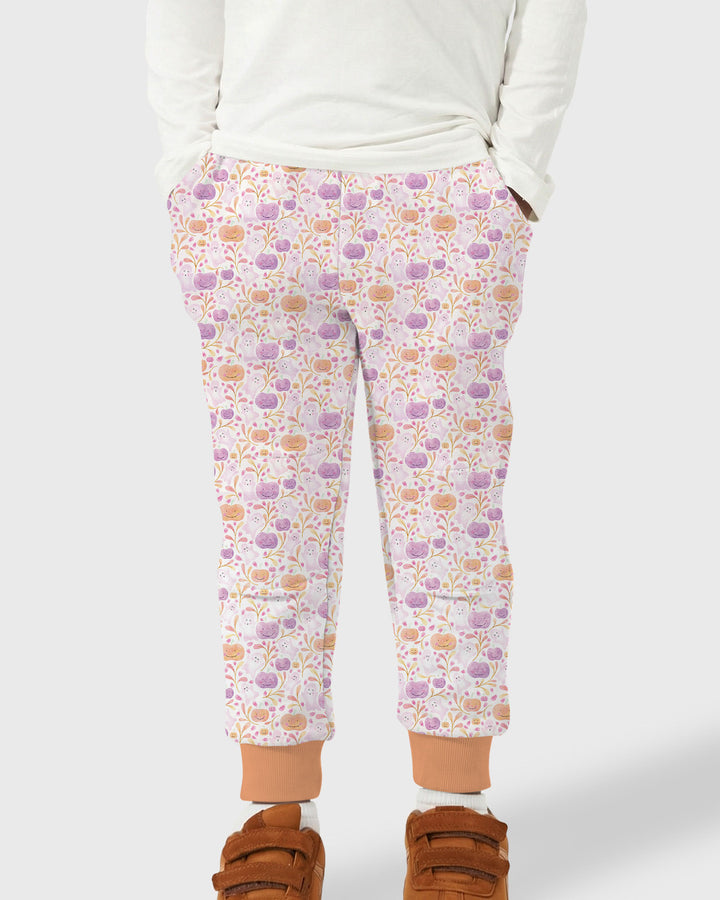 Pastel Pumpkins and Ghosts Bamboo Jogger