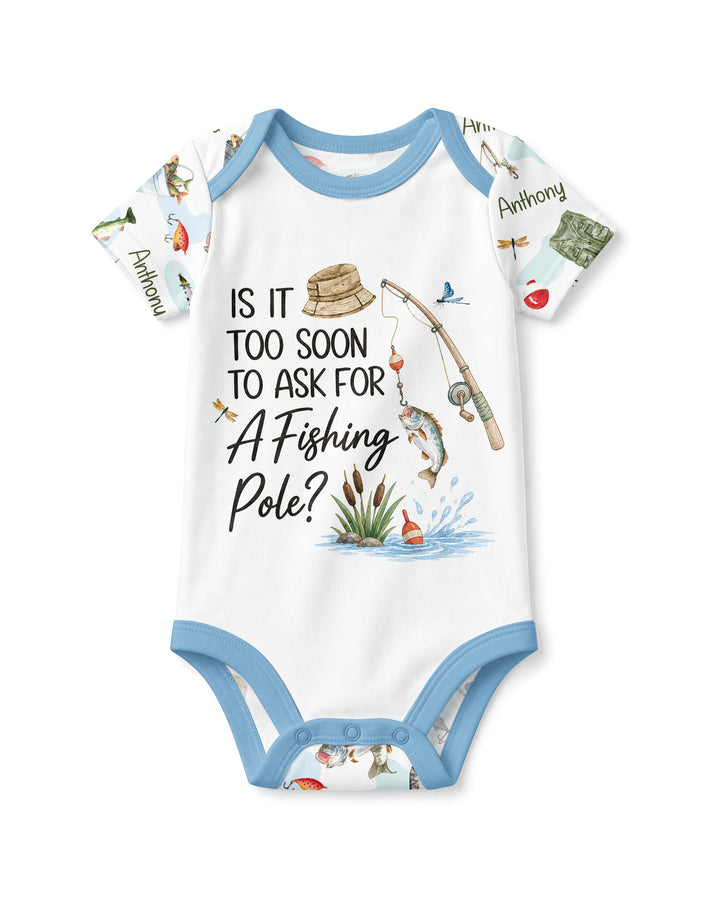 Is It Too Soon To Ask For A Fishing Pole Bamboo Bodysuit