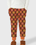 Retro Skull Flower Halloween Bamboo Jogger