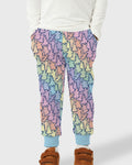 Pastel Rainbow Ghost Halloween Bamboo Jogger