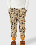 Vintage Skeleton Pumpkin Halloween Bamboo Jogger