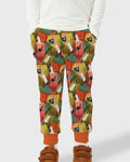 Big Pumpkin Field With Ghosts Bamboo Jogger