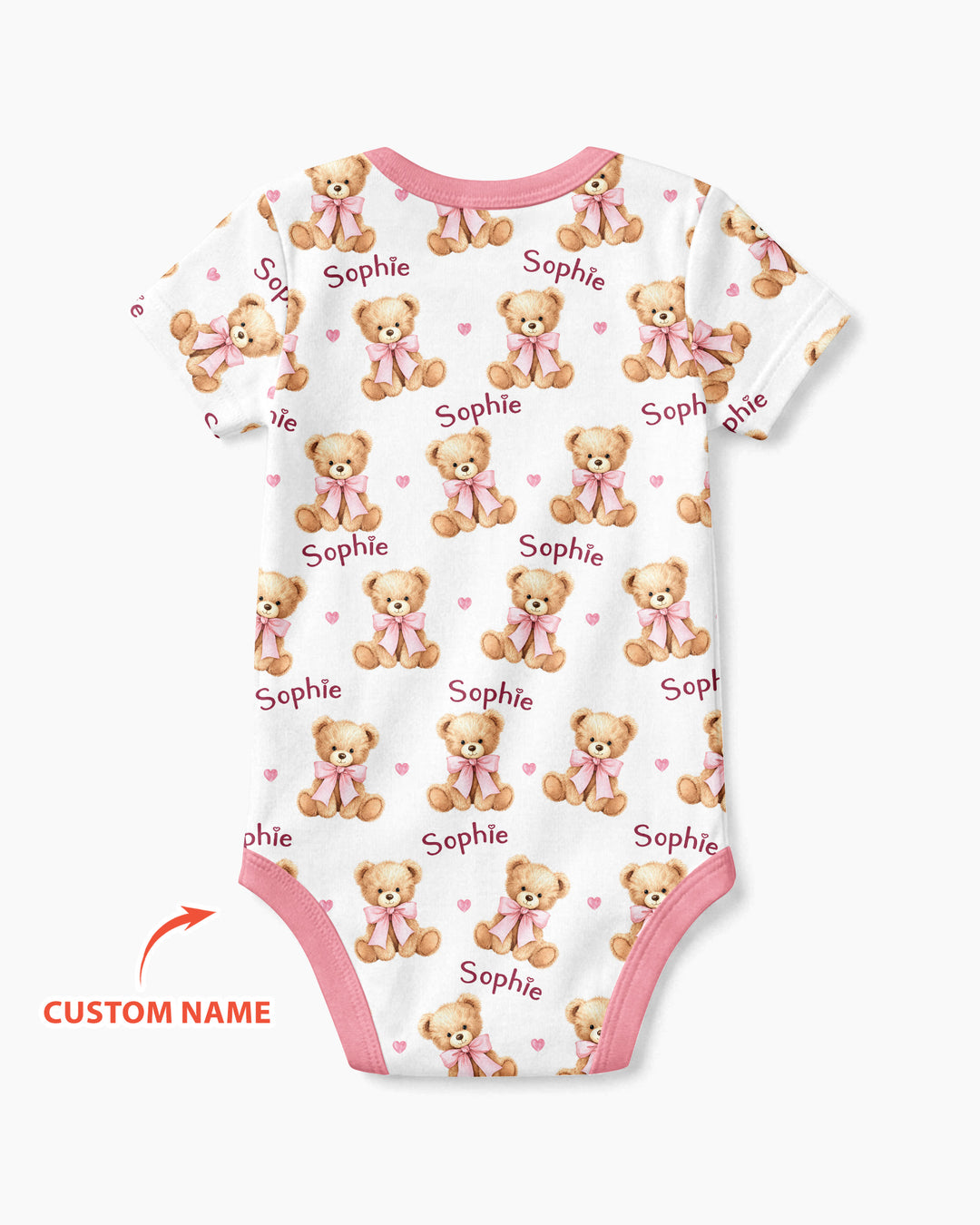Grandma/... Loves Me Beary Much Personalized Bamboo Bodysuit