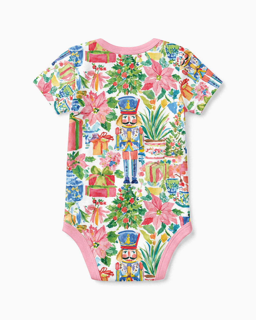 Watercolor Nutcracker Holiday Bamboo Bodysuit