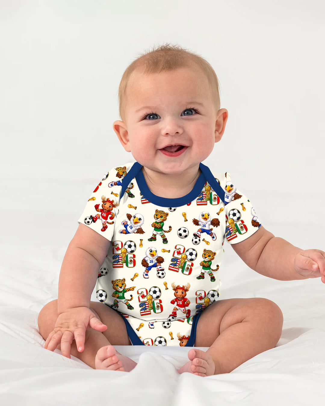 Gerippte Babykleidung mit individuellem Foto - Weich &amp; Skizzenhaft