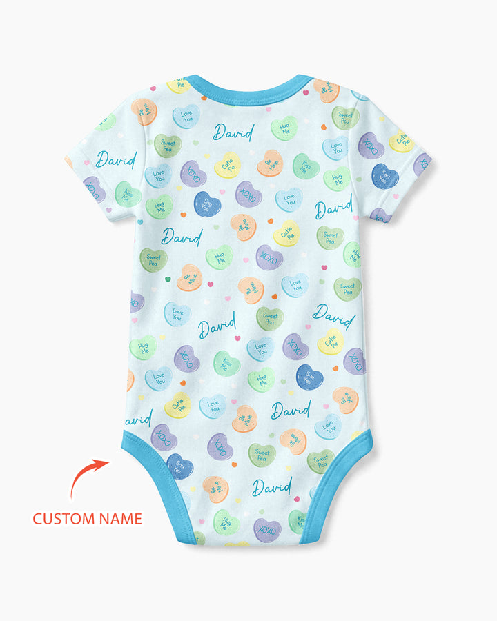 Gerippte Babykleidung mit individuellem Foto - Weich &amp; Skizzenhaft