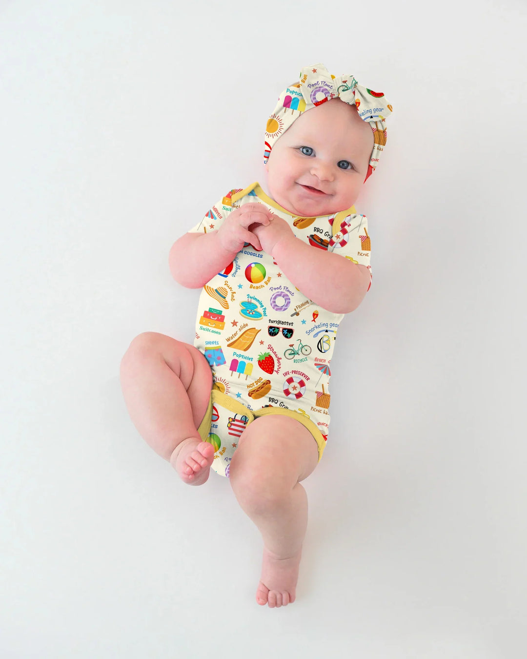 Gerippte Babykleidung mit individuellem Foto - Weich &amp; Skizzenhaft