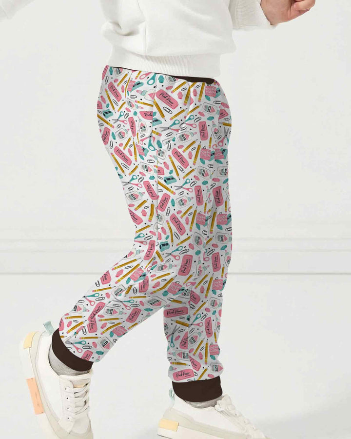 Pink Power School Supplies Bamboo Jogger