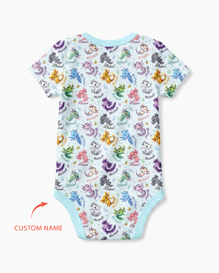Gerippte Babykleidung mit individuellem Foto - Weich &amp; Skizzenhaft
