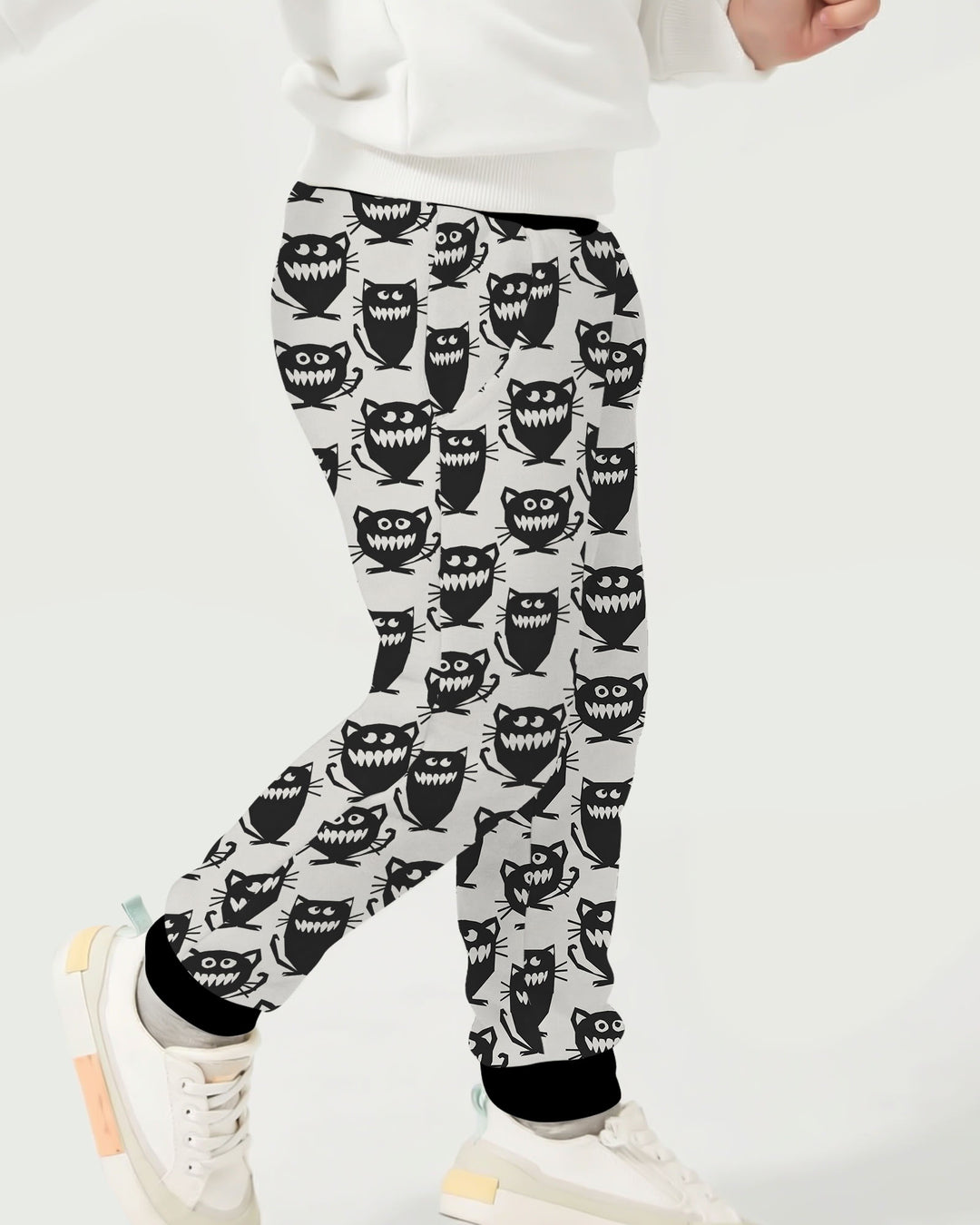 Halloween Monster Cats Bamboo Jogger