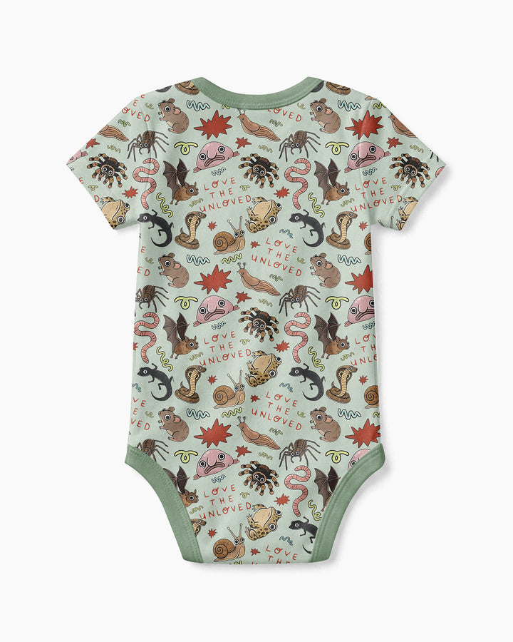 Gerippte Babykleidung mit individuellem Foto - Weich &amp; Skizzenhaft