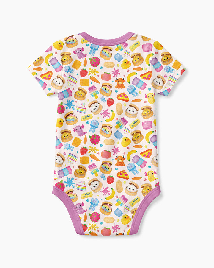 Gerippte Babykleidung mit individuellem Foto - Weich &amp; Skizzenhaft