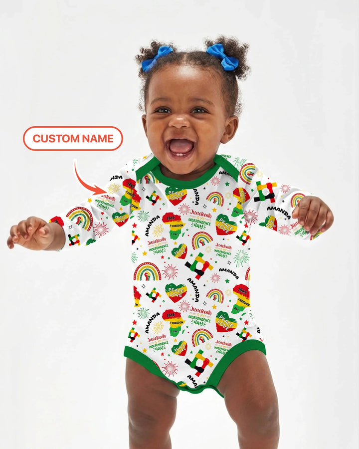 Gerippte Babykleidung mit individuellem Foto - Weich &amp; Skizzenhaft