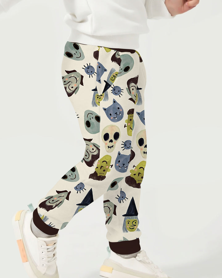 Halloween Face Bamboo Jogger