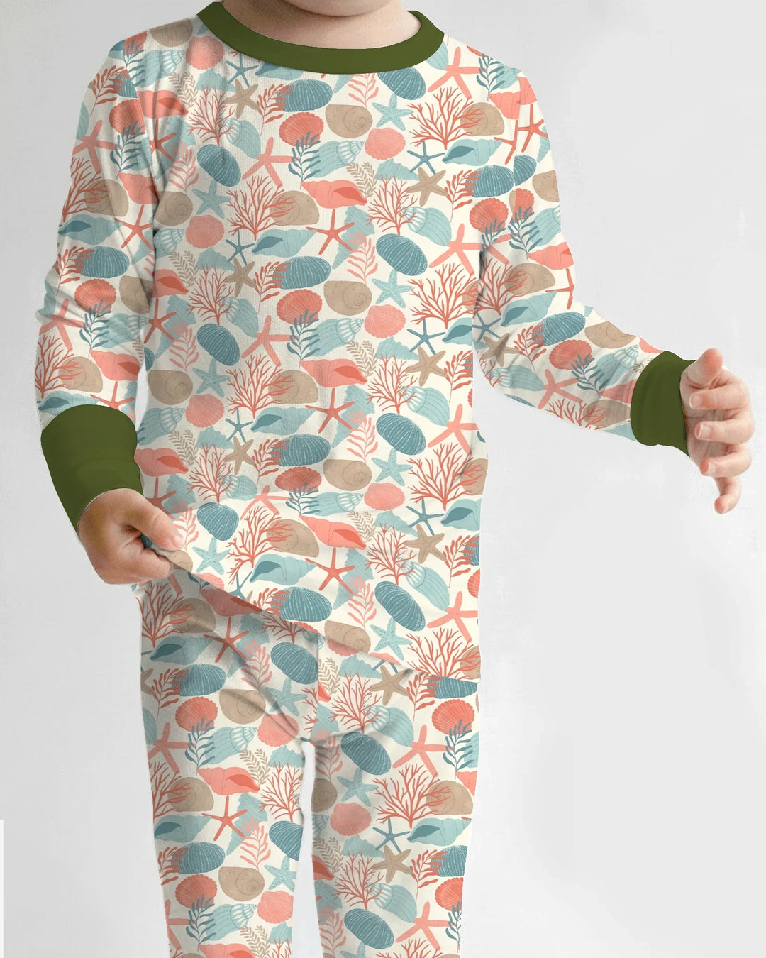Sunny Beach Cruisers Bamboo Two Piece Long Sleeve Pajama Set