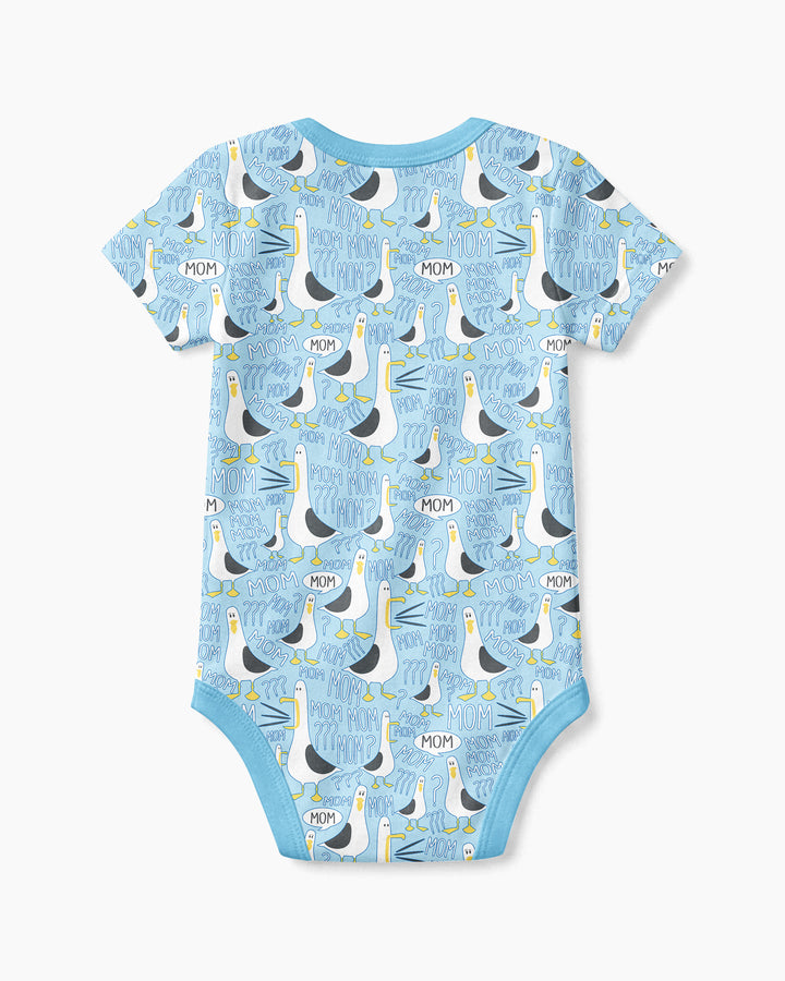 Gerippte Babykleidung mit individuellem Foto - Weich &amp; Skizzenhaft