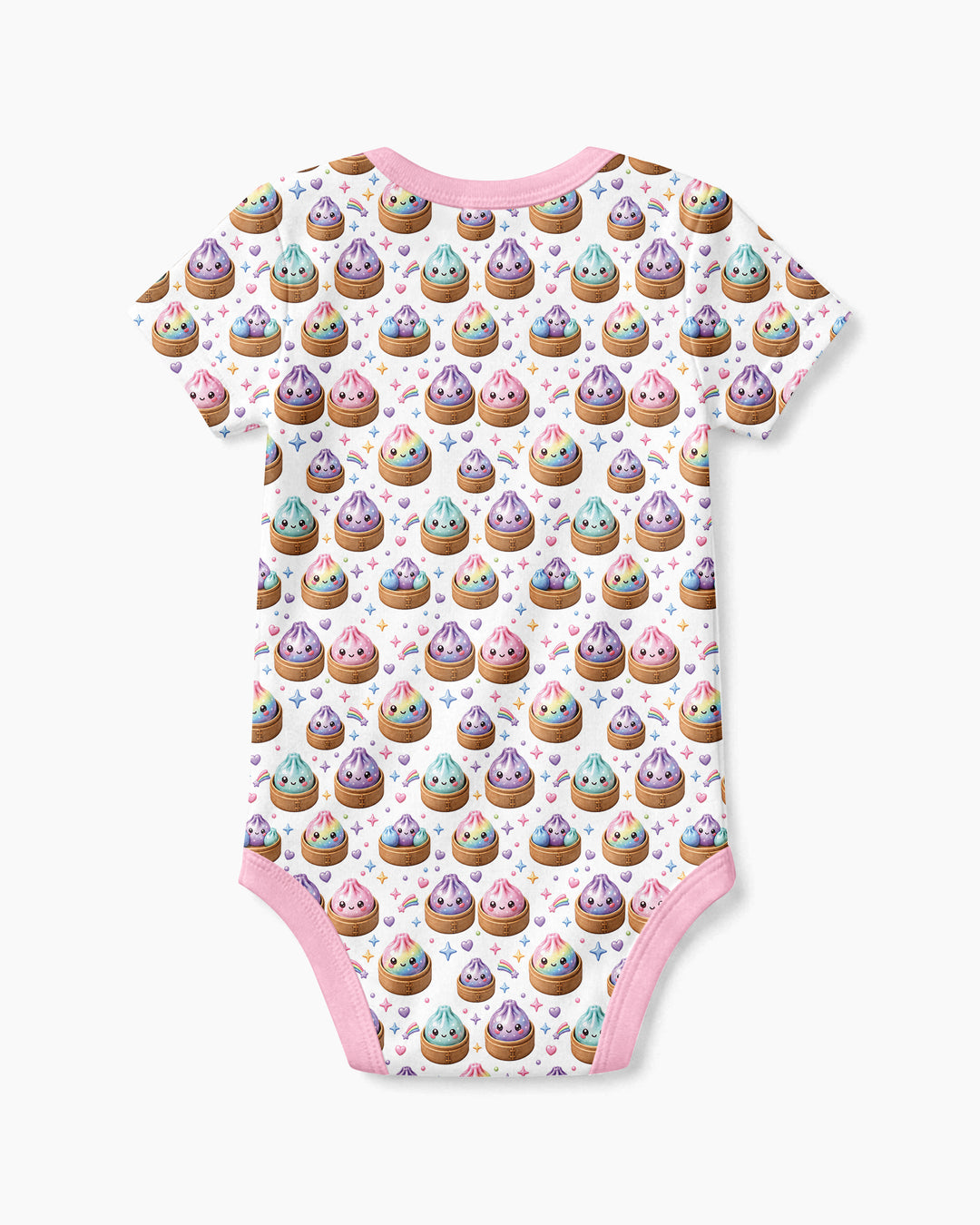 Cute Glitter Dumpling Bamboo Bodysuit