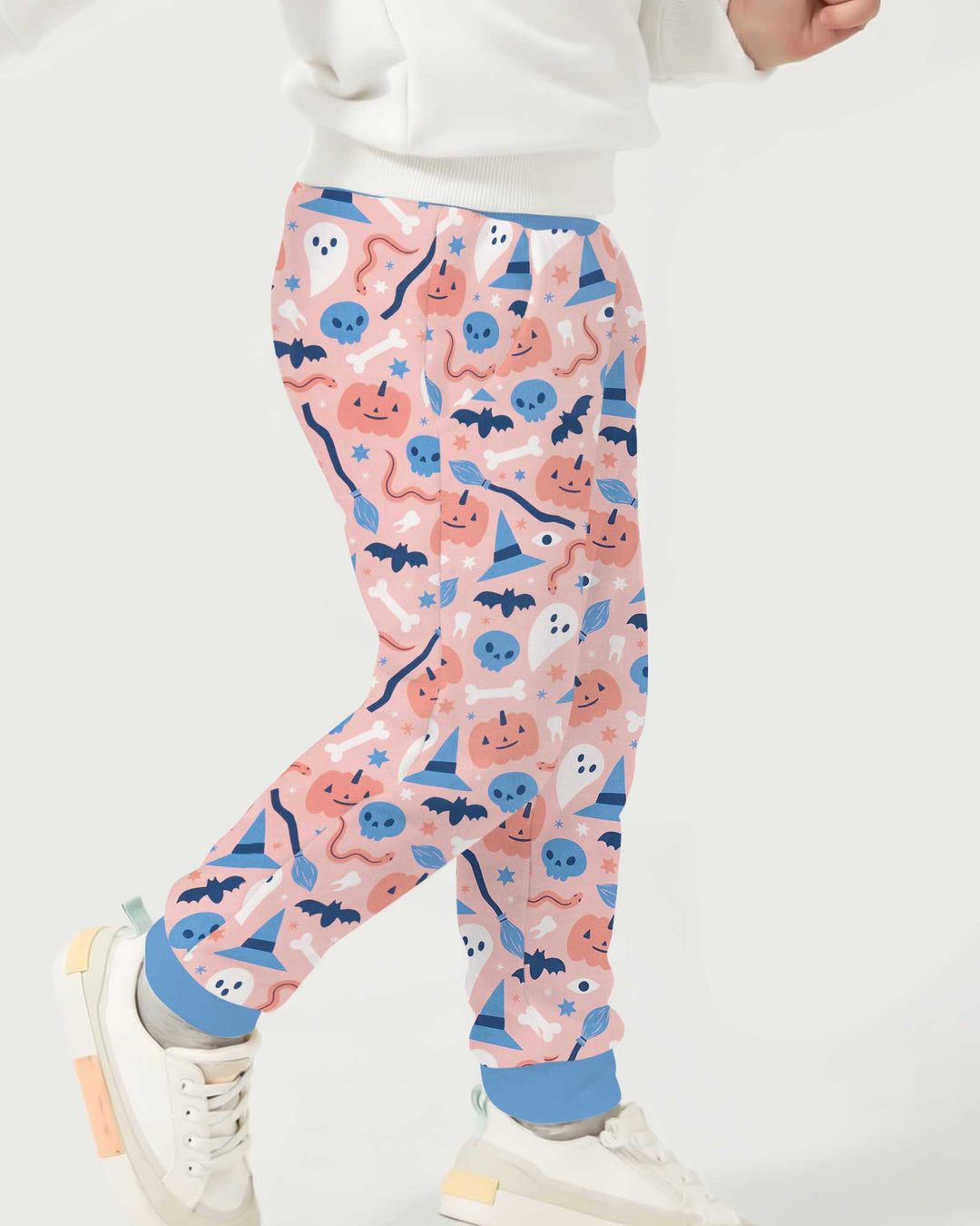 Pastel Pumpkins Skulls And Witch Craft Bamboo Jogger