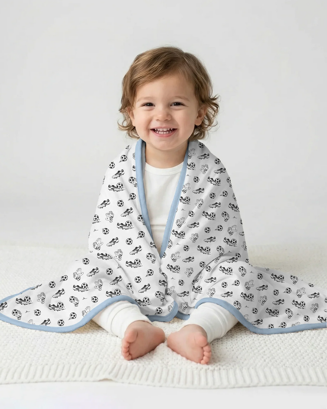 Future Soccer Champion Bamboo Blanket