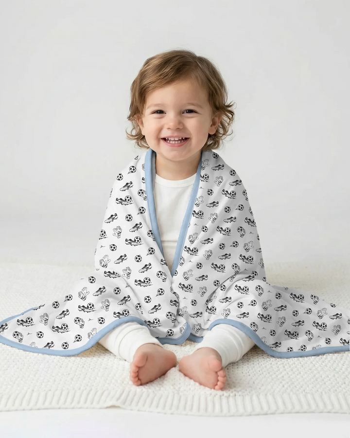 Future Soccer Champion Bamboo Blanket