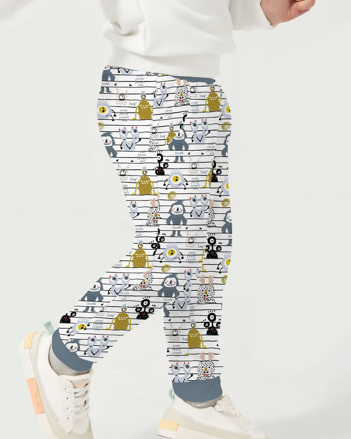 Playful Monster Friends Bamboo Jogger