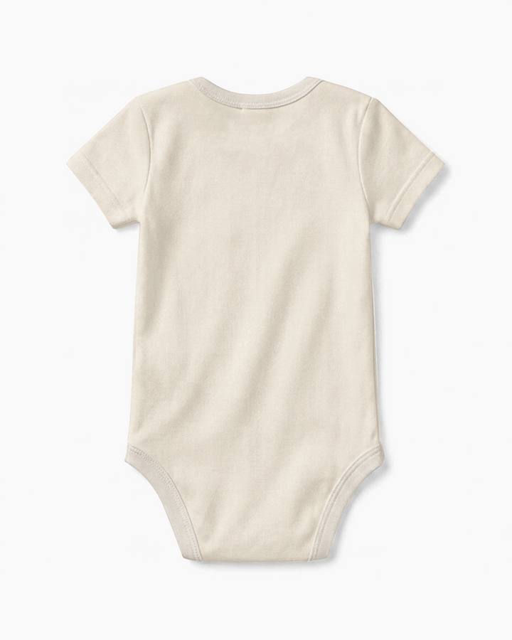 Custom Art Illustration Protected by Pet Portrait Baby Bodysuit: Personalized Dog & Cat Onesie