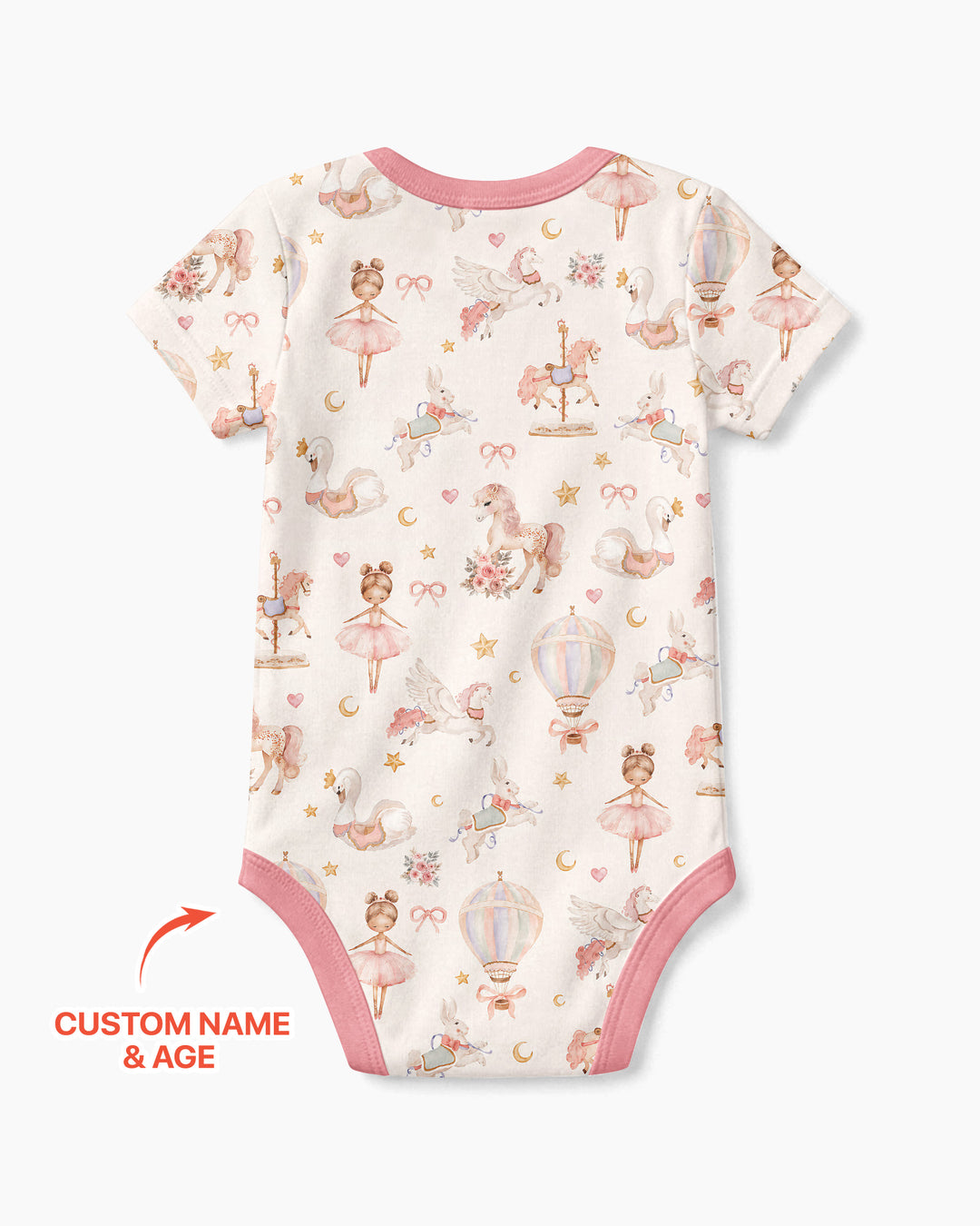 Custom Name When I Wake Up Girly Birthday Bamboo Bodysuit