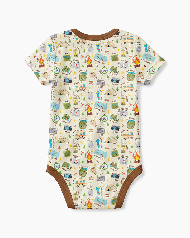 Gerippte Babykleidung mit individuellem Foto - Weich &amp; Skizzenhaft