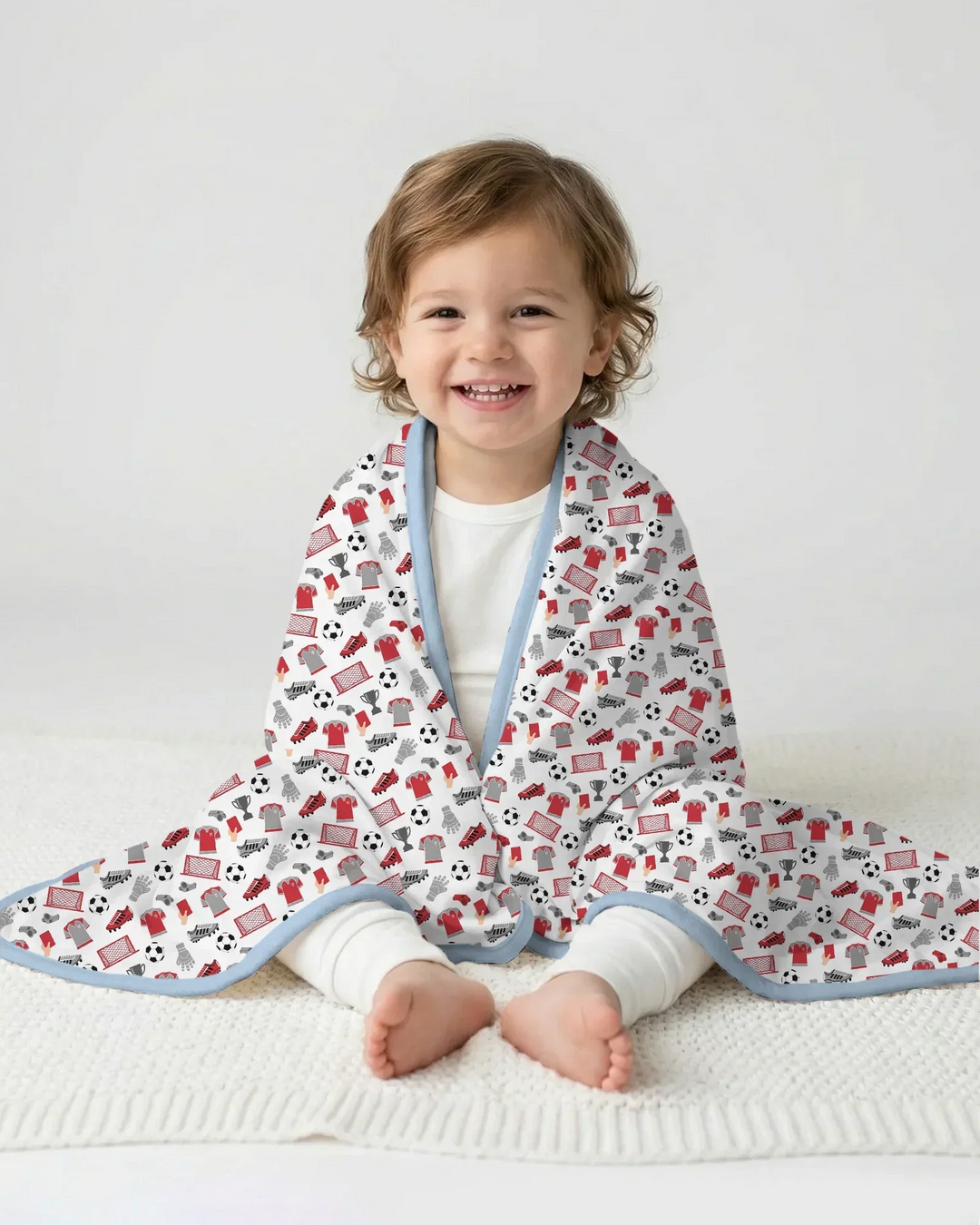 Soccer Gear Bamboo Blanket