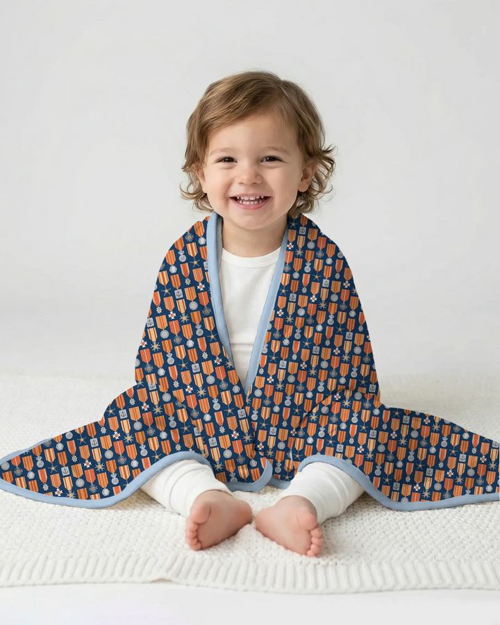 Little Hero Bamboo Blanket