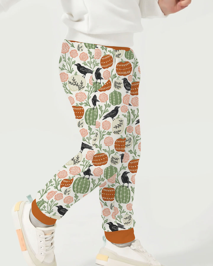 Country Crows with Mums and Pumpkins Bamboo Jogger