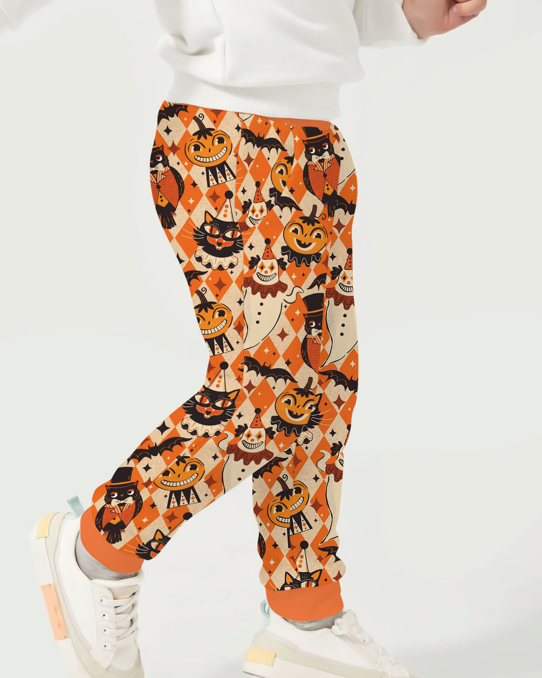Vintage Halloween Carnival Bamboo Jogger