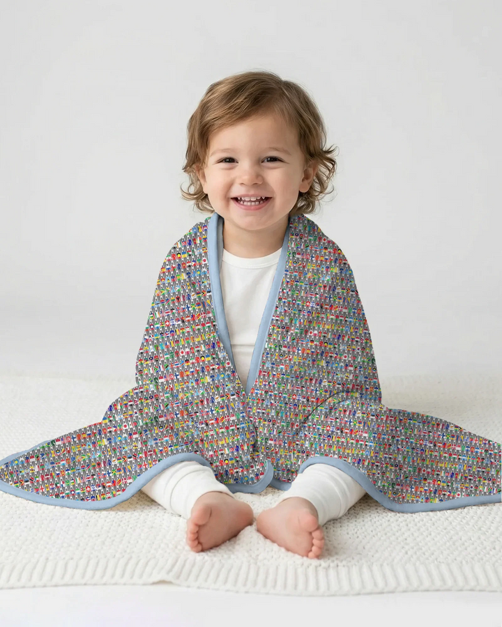 Around The World Bamboo Blanket
