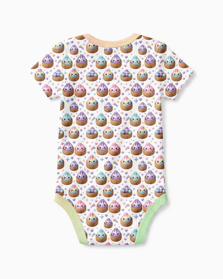 Cute Glitter Dumpling Bamboo Bodysuit