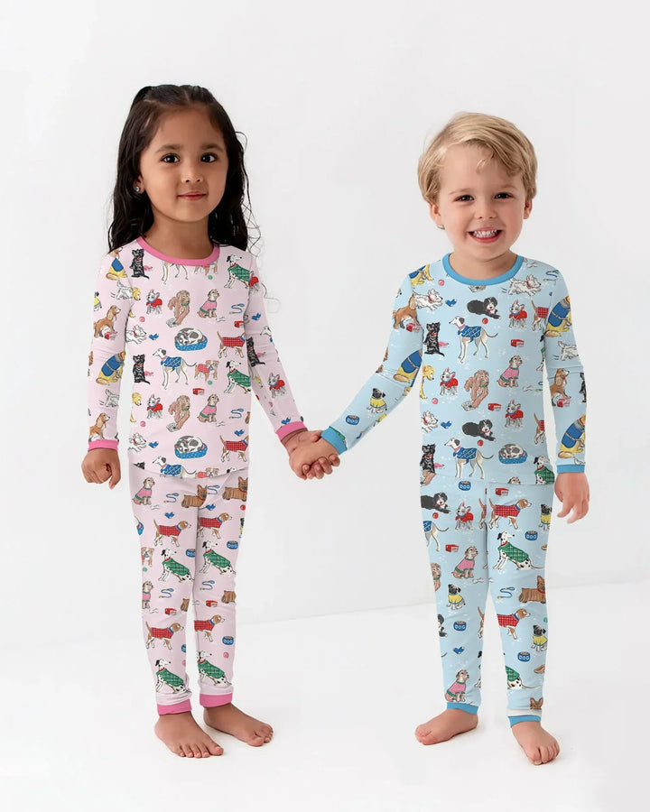 Zweiteiliges, kurzärmliges Pyjama-Set mit Marienkäfern