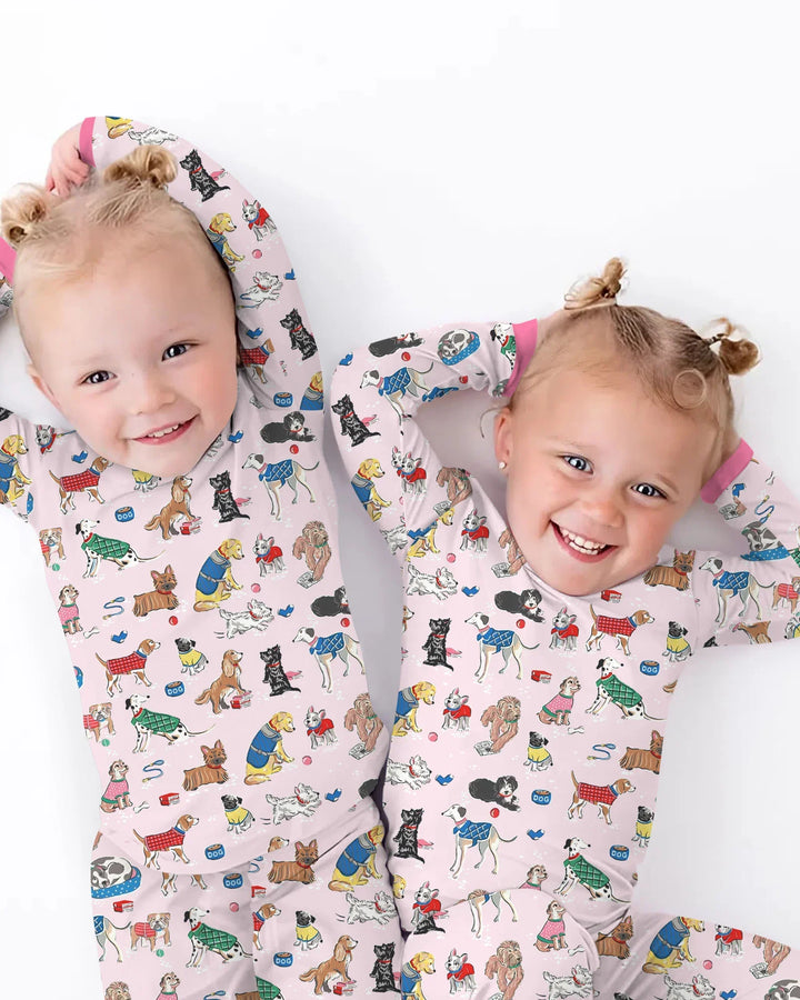 Zweiteiliges, kurzärmliges Pyjama-Set mit Marienkäfern