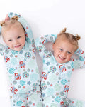 Zweiteiliges, kurzärmliges Pyjama-Set mit Marienkäfern