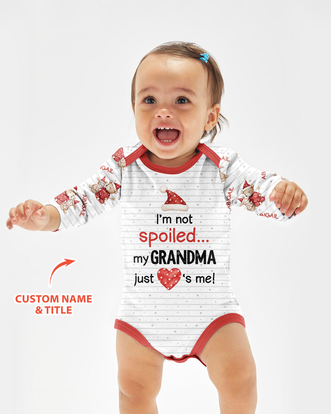 Custom Name I'm Not Spoiled Bamboo Bodysuit