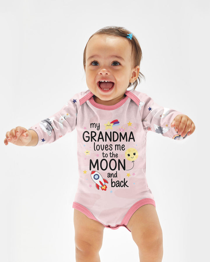 My Grandma Loves Me To The Moon And Back Bamboo Bodysuit