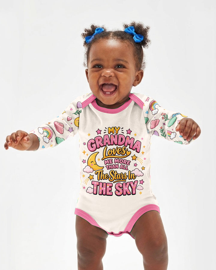 My Grandma Loves Me More Than All The Stars Bamboo Bodysuit