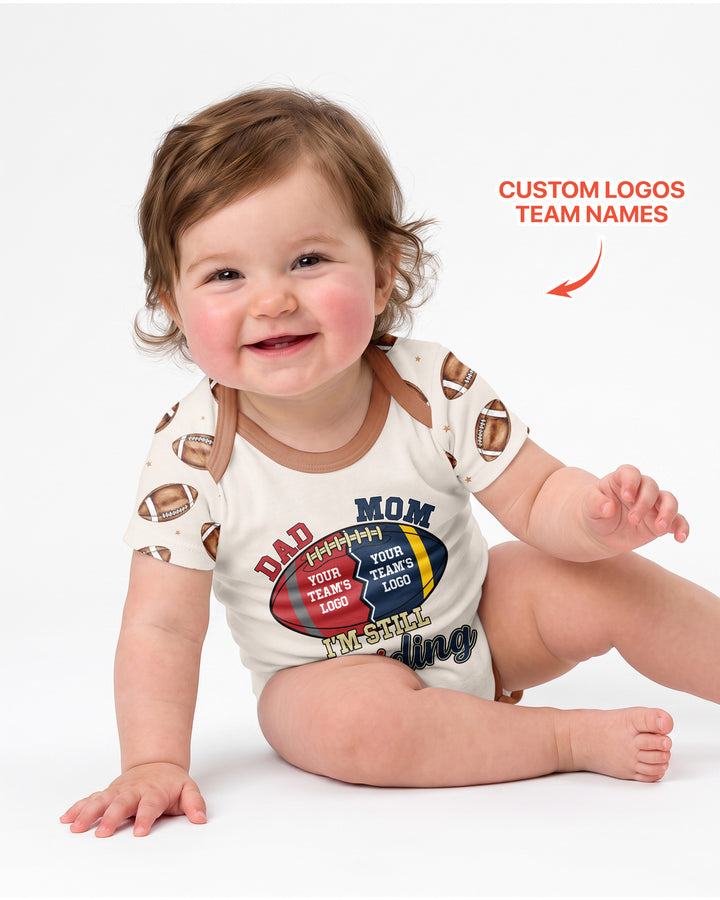 I'm Still Deciding House Divided - Upload Two Team Logo Bamboo Bodysuit